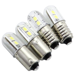 B9 bayonet led indicator bulb for instrumentation, 24v 48v 110v 220v e10 screw base signal light