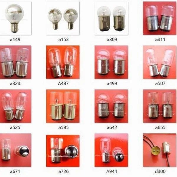 double-point bayonet BA15D miniature light bulbs set for medical and instrument lights 12v-220v pack of 10