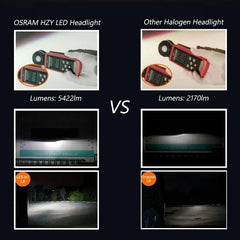 OSRAM LED H7 12V 25W HYZ LED Head Light Car High Low Beams 6000K Cool White Auto Original Bulbs +140% More Bright 45210CW, 2X