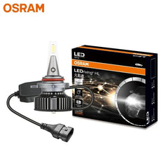 OSRAM LED HB3 HB4 9005 9006 12V 25W 6000K cool white auto headlight bulbs twin pack with +140% brightness increase