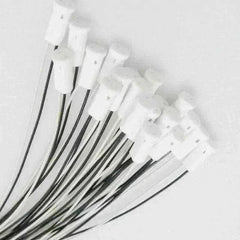 High quality ceramic transparent g4 lamp base with black and white wires