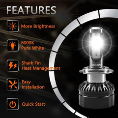 OSRAM LEDriving HL XLZ Pro H1 H4 H7 H8 H11 H16 9003 9005 9006 9012 LED Car Headlight HIR2 HB2 HB3 HB4 6000K Auto Bulbs (Twin)