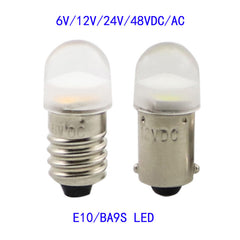 6v 12v 24v ba9s bayonet e10 screw low voltage bulb led equipment indicator bulb