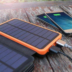 Cross-border foldable solar power bank charging mobile phones outdoors with 20000mAh capacity