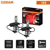 OSRAM TRUCK ZX2.0 LED H4 24V 110W cool white 6000K truck headlight pair with CANBUS free and easy installation