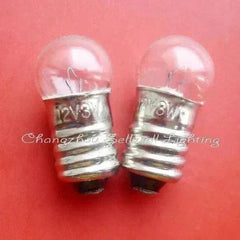Wholesale miniature lamp 12v 3w E10 base pilot indicator bulb