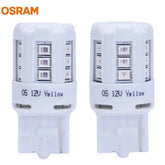 OSRAM LEDriving Standard LED T20 12V WY21W yellow 1W auto side marker lamps pair for Honda Toyota