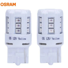 OSRAM LEDriving Standard LED T20 12V WY21W yellow 1W auto side marker lamps pair for Honda Toyota