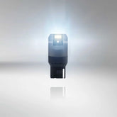 OSRAM LED T20 W21W 7440 white LED turn signal and reverse car light bulb emitting bright cool white light