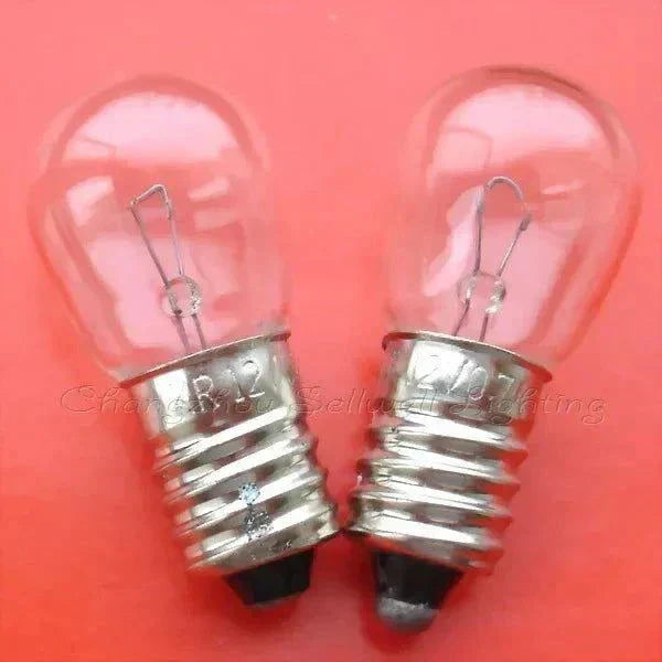 Set of 10 miniature 12v 0.7a E10 base light bulbs
