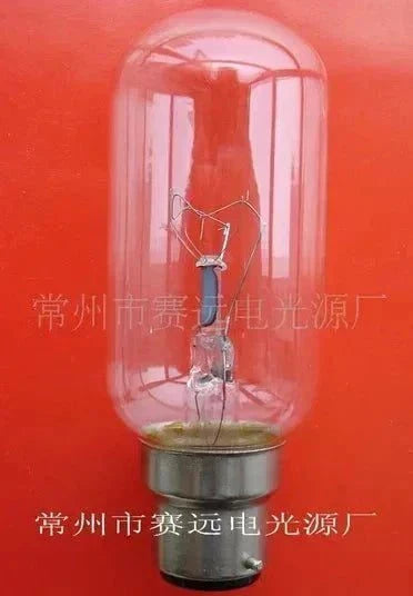 24V 40W B22d clear glass navigation light bulb with 38x104mm size
