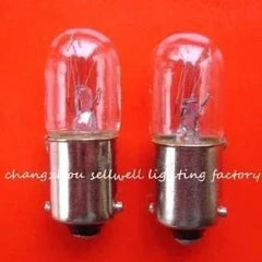 Miniature Lamp LY 110V 20MA BA9S T10X28 A863 with clear glass bulbs and metal base