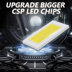 OSRAM XLZ CLASSIC 3.0 40W white LED car headlight bulbs with cooling fan and multi-fit base