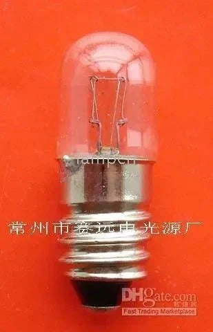 minature light lamp a257 e10 t10 30v 2w clear glass bulb with metal base