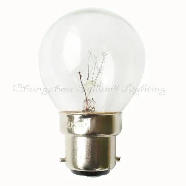 Miniature light bulb 220v 10w B22 base clear glass bulb