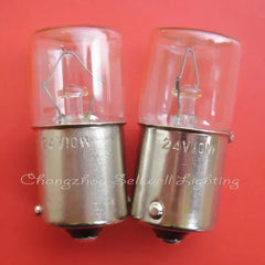 Miniature 24v 10w bulb ba15s t16x36 flat head lighting bulb
