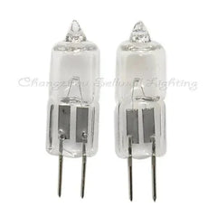 Two clear halogen bulbs 6v 8w with G4 base for indicator and pilot light use