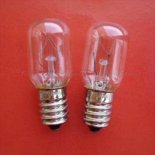 instruments E14 transparent spiral old screw indicator bulbs 10pcs multiple voltages