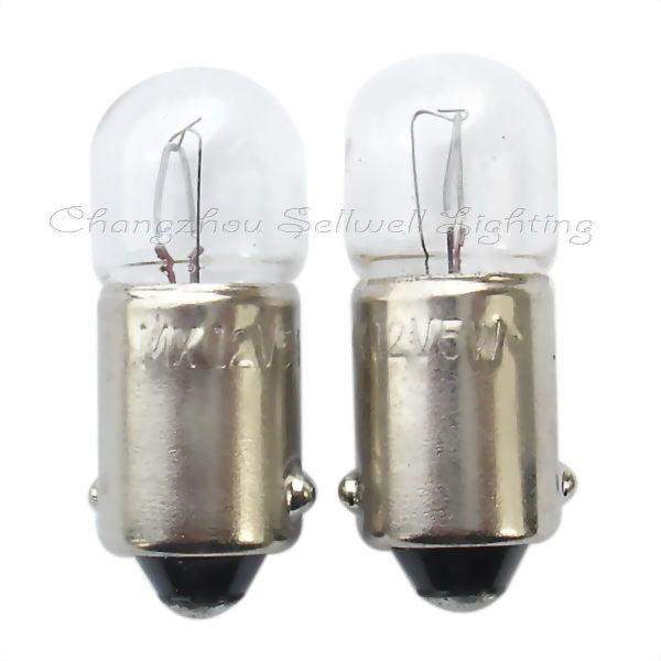 Set of 10 Ba9s lamp holders for teaching aids and signal instruments with various voltage light bulbs