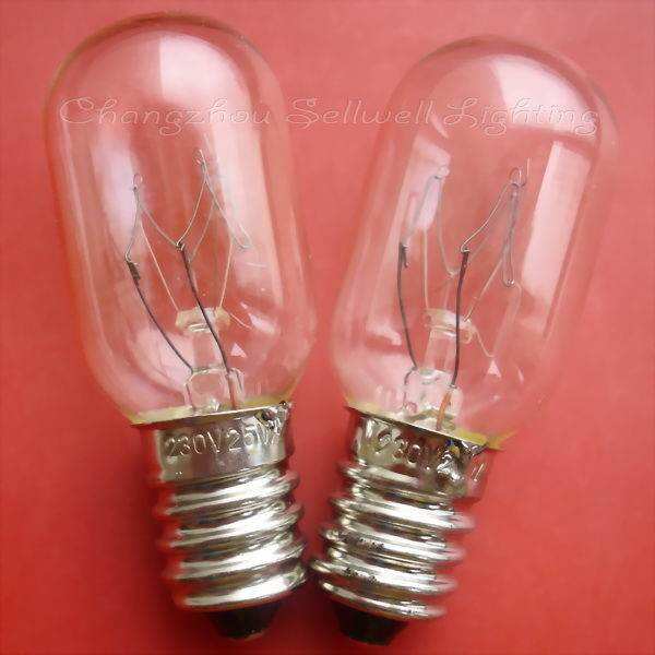 instruments E14 transparent spiral screw indicator bulbs set of 10 various voltages