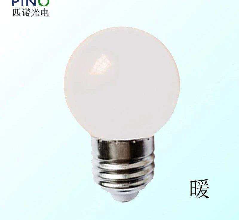 LED color household E27 220v screw base energy-saving light bulb for colorful lighting and advertising