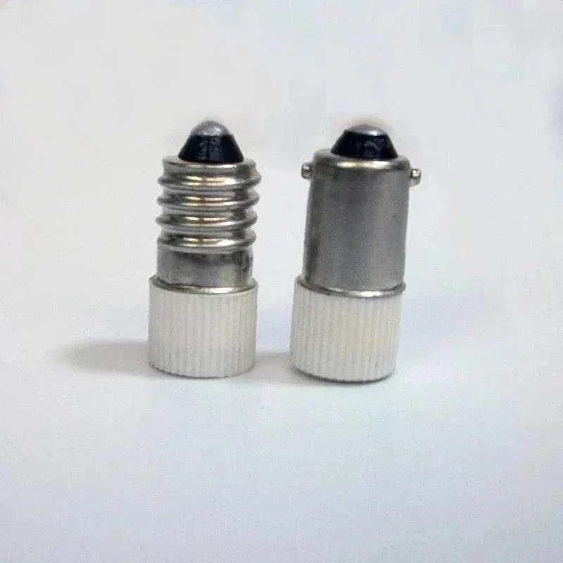 E10 screw LED indicator light bulbs for 24V with color options red yellow blue green white