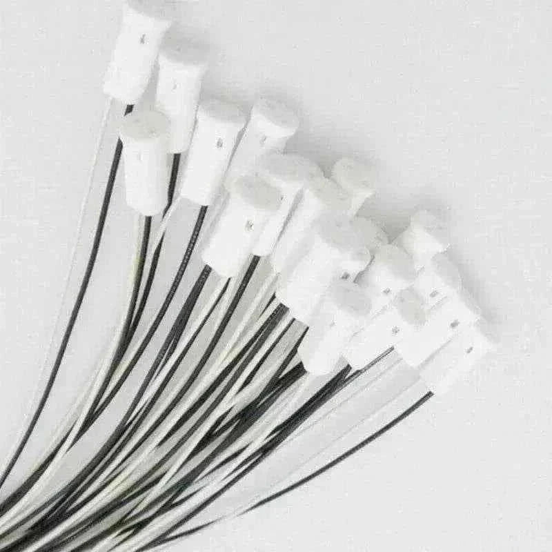 High quality ceramic transparent g4 lamp base with black and white wires