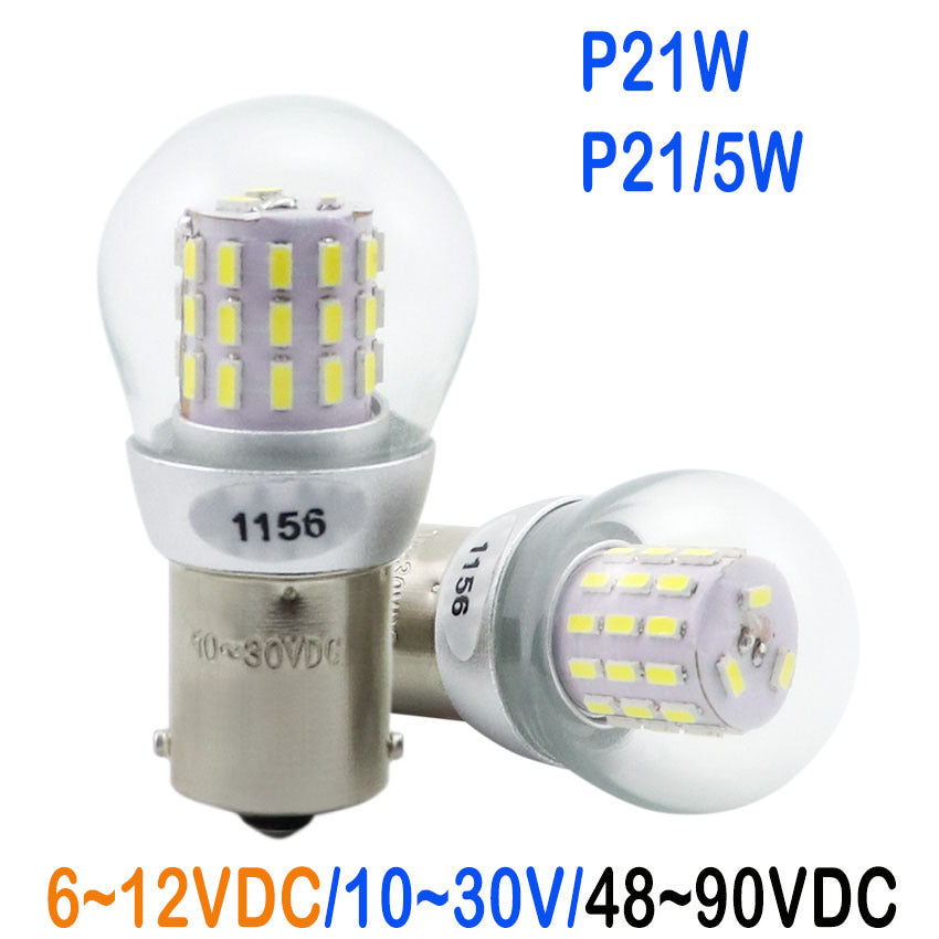 Car led light bulb s25 p21w 1156 ba15s led turn signal 1157 brake light day running light