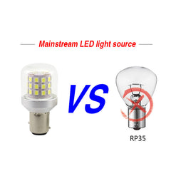 Vehicle signal light 24v 48v 75v rp35 led forklift bulb marine light ba15s ba15d bay15d