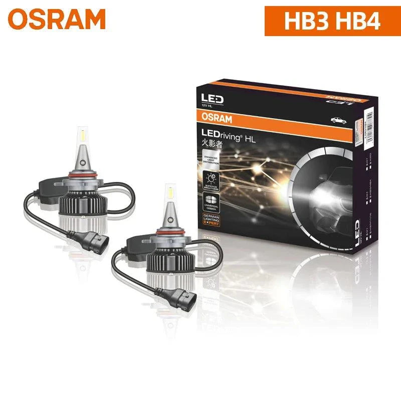 OSRAM LED Headlight HYZ 6000K 50W Turbo Car Bulbs for H1 H4 H7 H11 Fog Lamp Upgrade