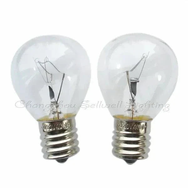 Miniature bulb light 220v 40w E17 clear glass G35 60mm length