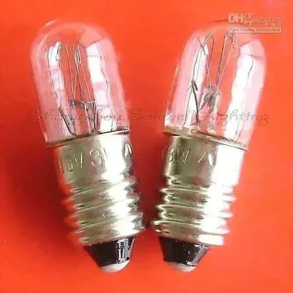 3W E10 A593 miniature 110V indicator bulb pilot light lamp pack of 10