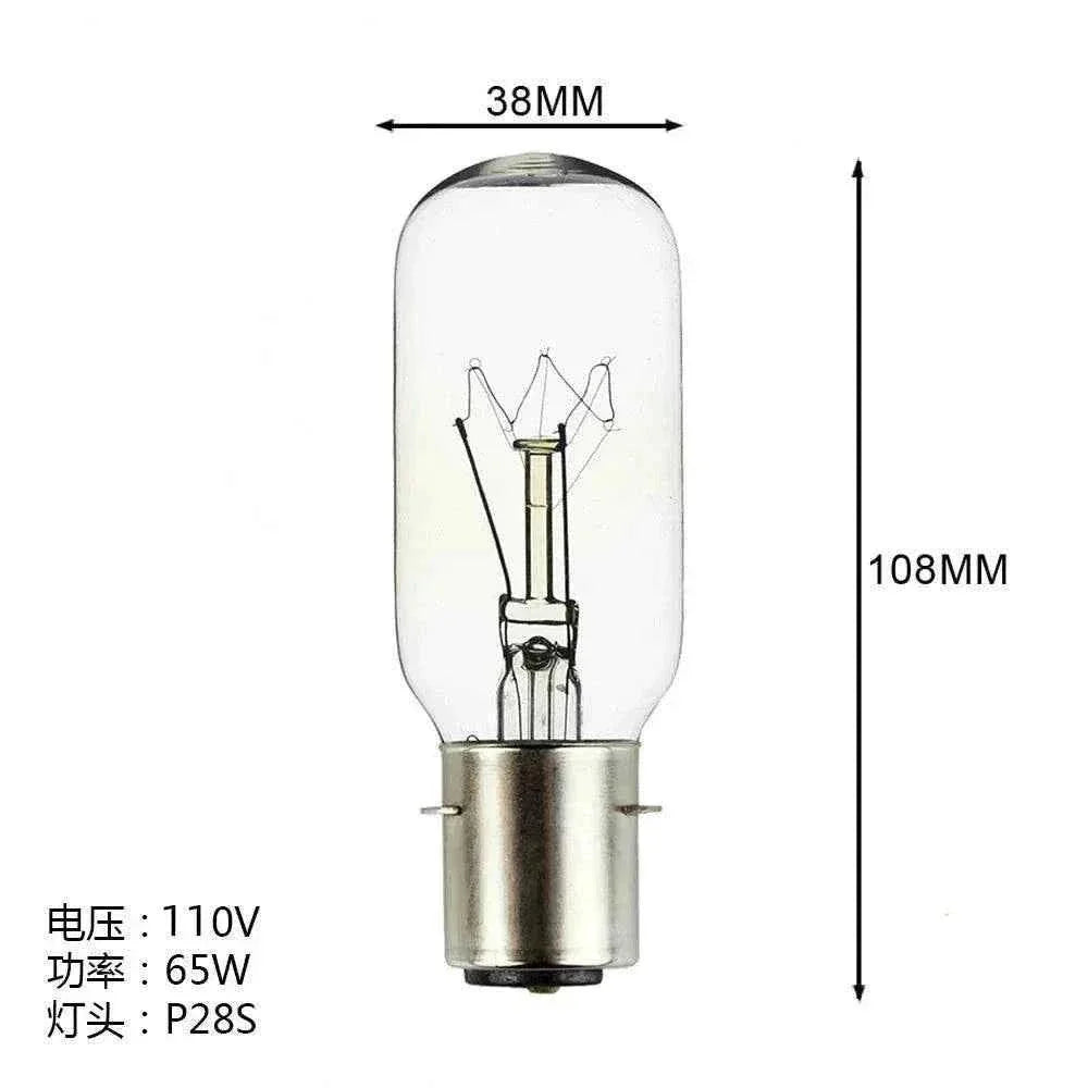 Navigation lamp bulb 790434 marine seismic P28S 24V 110V 220V 40W 65W clear bulb 108mm length