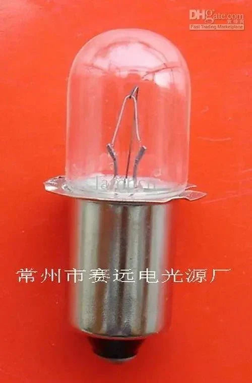 18v 0.3a a098-2 miniature P13.5s T10x28 bulb with metal base and clear glass cover