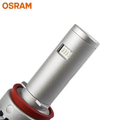 OSRAM H8 H11 H16 LED fog lamp bulb with 6000K white and blue hybrid light, glare-free, 50% brighter, pair