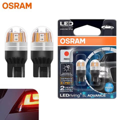 OSRAM LED T20 W21/5W 7443 LEDriving SL Advance Red Car Signal Brake Light Stop Lamps Upgarde LED Parking Bulbs 9715R, Pair