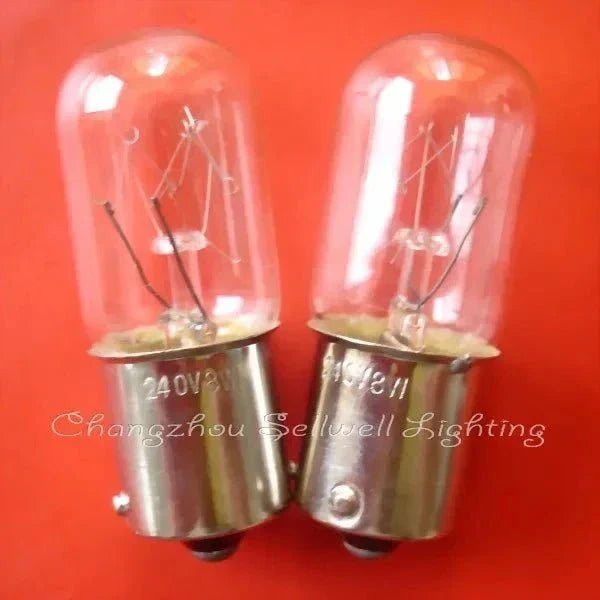 10pcs miniature light 240v 8w ba15s T16X46 bulb set