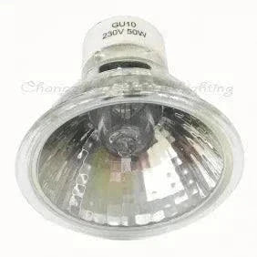 Halogen bulb 230v 50w GU10 with reflective glass housing