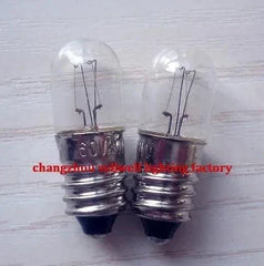 10pcs miniature lamp bulbs 60V 3W E10 base clear glass small light bulbs