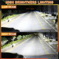 Pair of OSRAM TRUCK ZX2.0 24V 110W LED truck headlights with 6000K cool white light for high and low beam