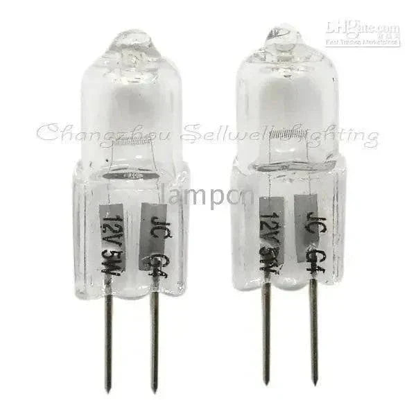 bulb light a180 12v 5w g4 halogen lamp pair close-up