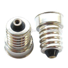 10 pcs silver metal light bulb adapters for MS4 BA7S BA9S bayonet and screw bases